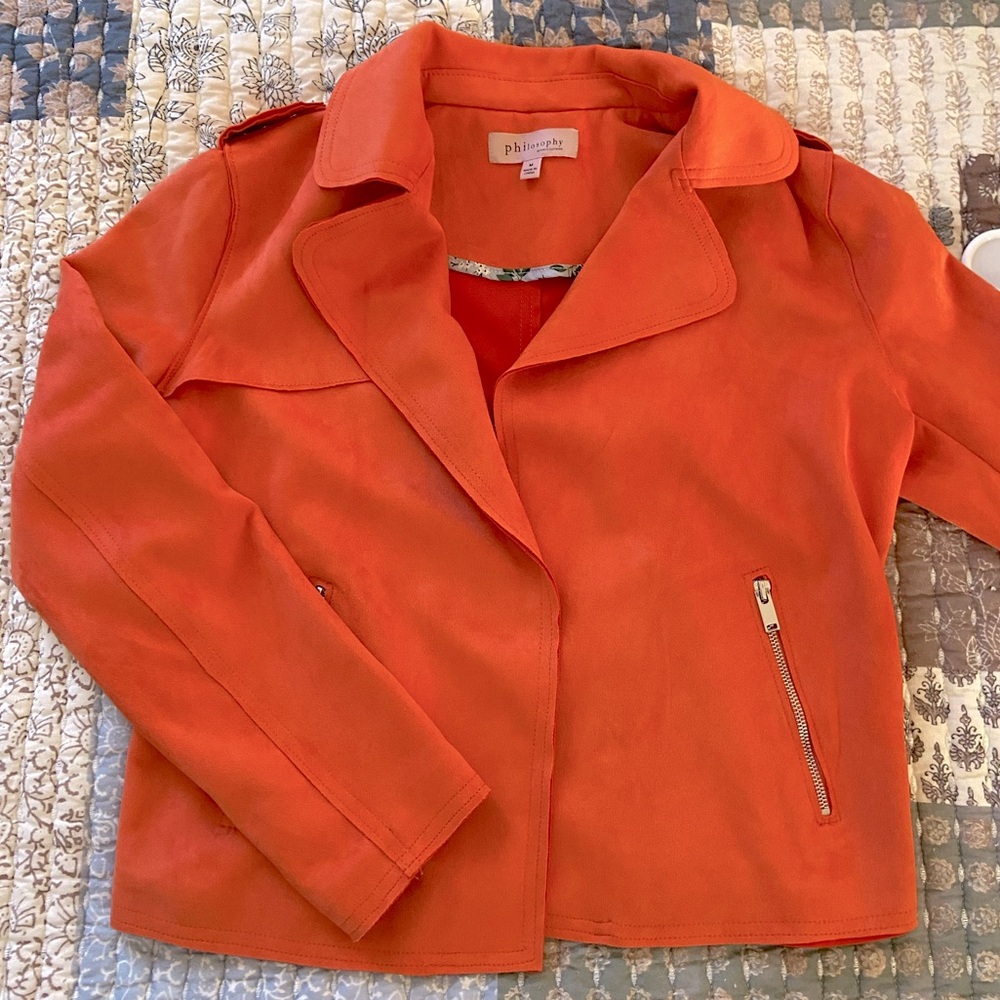 LIKE NEW ✨ Philosophy Suede Moto Jacket
